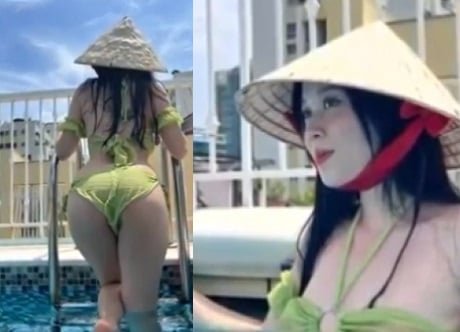 Phim nóng VN em Cao Thanh Tuyền khát khao siêu mẫu hồ bơi