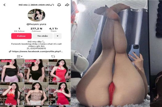 Thỏ Miu nóng bỏng nảy cảm xúc cùng anh điên dại